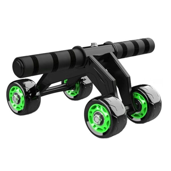 NHD Quadra Wheel Ab Roller with Knee Pad | Stable 4-Wheel Ab Wheel for Core, Abs, and Full Body Workout