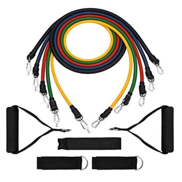 NHD Exercise Resistance Bands 5-in-1 Set – Full Body Workout Bands for Home, Gym & Travel - Image 4