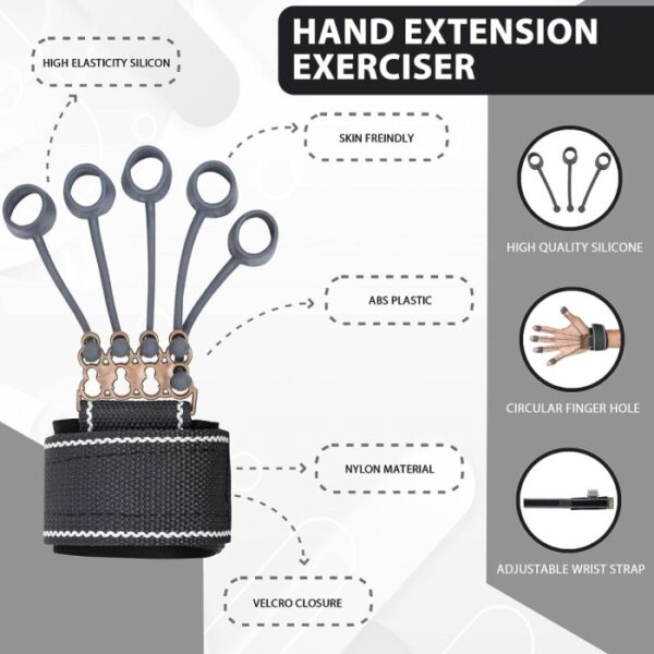 NHD Finger Wrist Exerciser – Adjustable Hand Grip Strengthener for Finger, Wrist & Forearm Training - Image 2