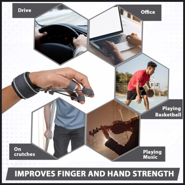 NHD Finger Wrist Exerciser – Adjustable Hand Grip Strengthener for Finger, Wrist & Forearm Training - Image 6