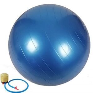 NHD Gymnastic Ball with Pump – Anti-Burst Stability Ball for Home Workouts, Yoga, and Core Training