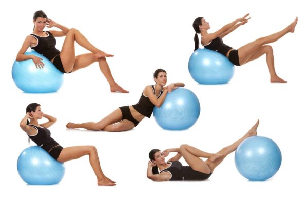 NHD Gymnastic Ball with Pump – Anti-Burst Stability Ball for Home Workouts, Yoga, and Core Training - Image 8