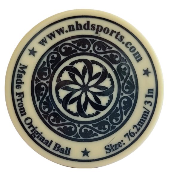 NHD Jumbo Carrom Striker J799 – 63-75mm | Extra Large Size | Smooth Bottom & Engraved Top | Premium Billiard Ball Material | Perfect for Big Size Carrom Board Striker Lovers