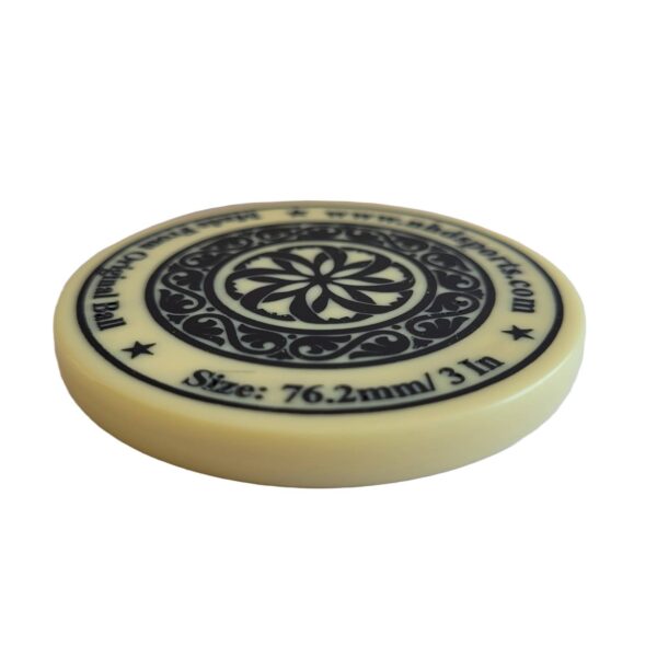 NHD Jumbo Carrom Striker J799 – 63-75mm | Extra Large Size | Smooth Bottom & Engraved Top | Premium Billiard Ball Material | Perfect for Big Size Carrom Board Striker Lovers - Image 3