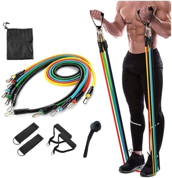 NHD Exercise Power Resistance Bands – Heavy-Duty Workout Bands for Strength Training, Mobility, and Stretching - Image 3
