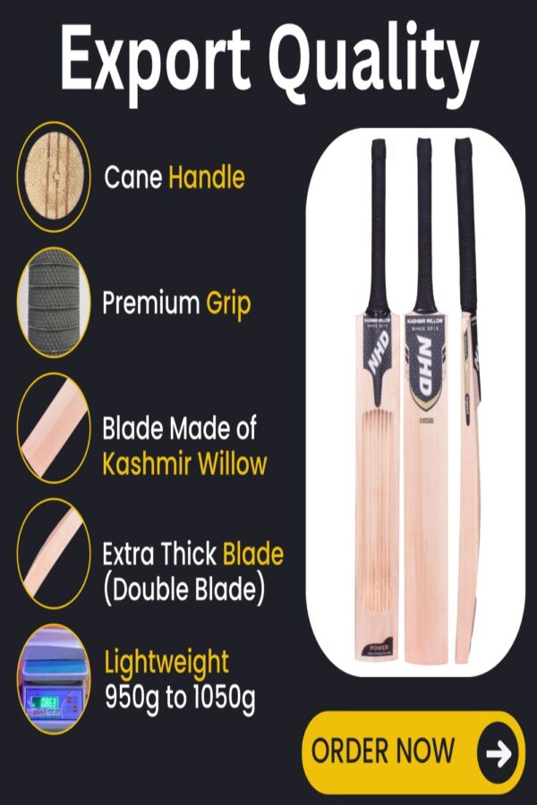 Power Kashmir Willow Cricket Bat - Image 5