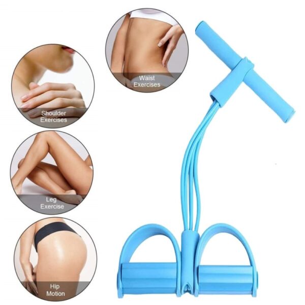 NHD Tummy Trimmer Ab Exerciser with 3 Rubber Tubes – Full Body Workout Equipment for Home Gym - Image 4