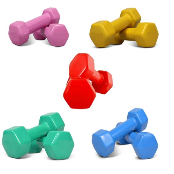 NHD Vinyl Dumbbell Set – 1kg to 5kg (Total 30kg)