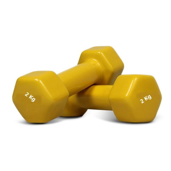 NHD Vinyl Dumbbell Set – 1kg to 5kg (Total 30kg) - Image 5