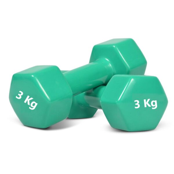NHD Vinyl Dumbbell Set – 1kg to 5kg (Total 30kg) - Image 4