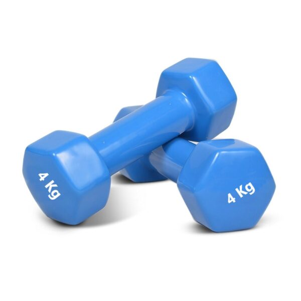 NHD Vinyl Dumbbell Set – 1kg to 5kg (Total 30kg) - Image 3