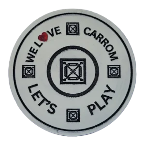 NHD Jumbo Carrom Striker J509 | Extra Large 60, 65, 70 & 75mm | Smooth Bottom, Engraved Top | Premium Polycarbonate | Ideal for Big Size Carrom Striker Lovers