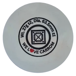 NHD Jumbo Carrom Striker J510 | Extra Large 60, 65, 70 & 75mm | Smooth Bottom, Engraved Top | Premium Polycarbonate | Ideal for Big Size Carrom Striker Lovers