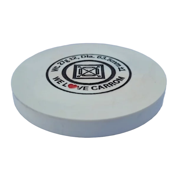 NHD Jumbo Carrom Striker J510 | Extra Large 60, 65, 70 & 75mm | Smooth Bottom, Engraved Top | Premium Polycarbonate | Ideal for Big Size Carrom Striker Lovers - Image 2